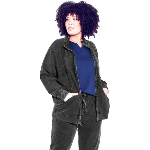 Zim and Zoe Women's Plus Size Batwing Jacket