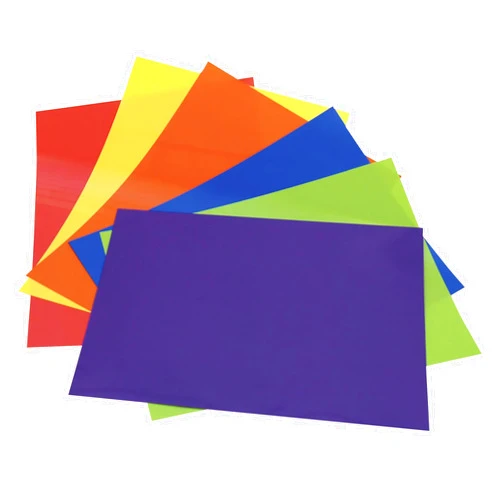 Grafix Colored Shrink Film, 8-1/2 x 11 Inches, Assorted Color, Pack of 60