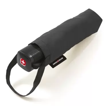 SwissGear Swiss Gear Travel Umbrella, Black, 36-Inch Canopy