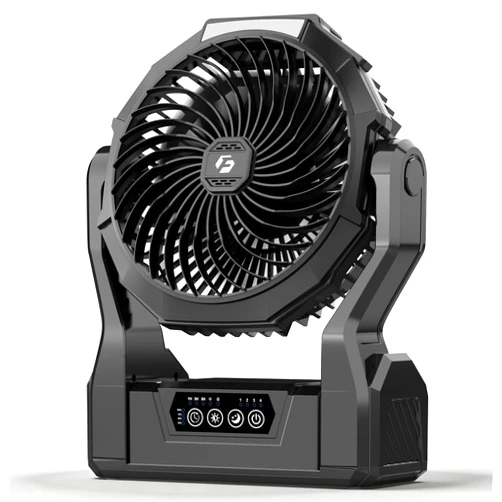 XZK 24000mAh Rechargeable Camping Fan with LED Light & Power Bank, Battery Powered Portable Tent Fan for Indoor Outdoor Travel Fishing Jobsite Hurricane Emergency,Gifts for Men Dad Him