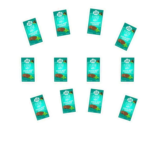 Generic Oven Baked Fudge Mint Cookies- 1 case - 12 Boxes - 8 servings per box - serving size 4 cookies - Total 384 cookies per case