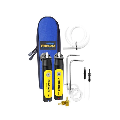Fieldpiece - Job Link System Dual Port Manometer Probe Kit - JL3KM2 - Long Range Wireless All-in-One Static, Gas and Draft Pressure Gauge - HVAC Tools