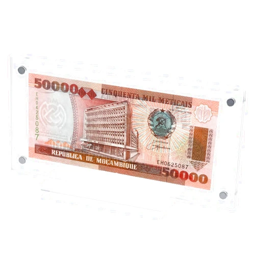 KALIONE Dollar Bill Frame Holder Acrylic Dollar Bill Display Case Bill Holder for Collectors, Clear Paper Money Holders Money Ticket Protector, Currency Frame Display Case Transparent Photo Protector