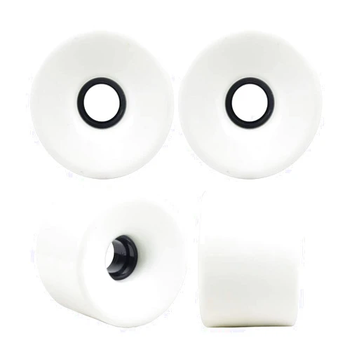 RaceBon 60mm Longboard Skateboard Wheels Hardness 78A Polyurethane Cruising Wheel Free 608 Bearings and Spacers Set of 4