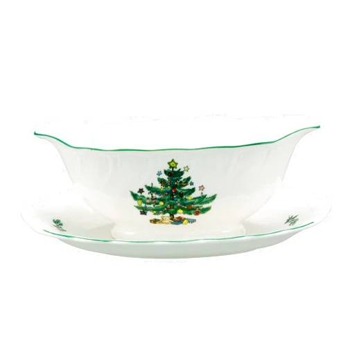 Nikko Happy Holidays Gravy Boat and Stand