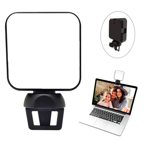 TEQQO Video Conference Lighting Kit, Zoom Lighting for Computer, Laptop Light with Clip, Zoom Call Lighting, Self Broadcasting and Live Streaming, Computer Laptop Video Conferencing