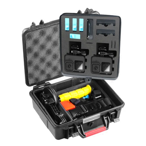 Smatree SmaCase GA500 Floaty/Water-Resist Hard Case Compatible for G*Pro 13/12/11/10/9/8/7/6/5/4/3 Plus/3,G*Pro (2018),DJI Osmo Action, 7.9 Liter Update(Camera and Accessories Not Included)