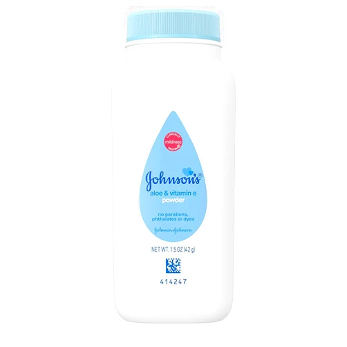 Johnson & Johnson Johnson's Aloe Vitamin E Powder 1.5 oz Pack, Pure Cornstarch, 4.5 Ounce, (Pack of 3)