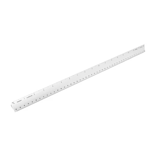 Alumicolor Engineer Triangular Hollow Drafting Scale, Aluminum, 18 inches, Silver (3240-1)