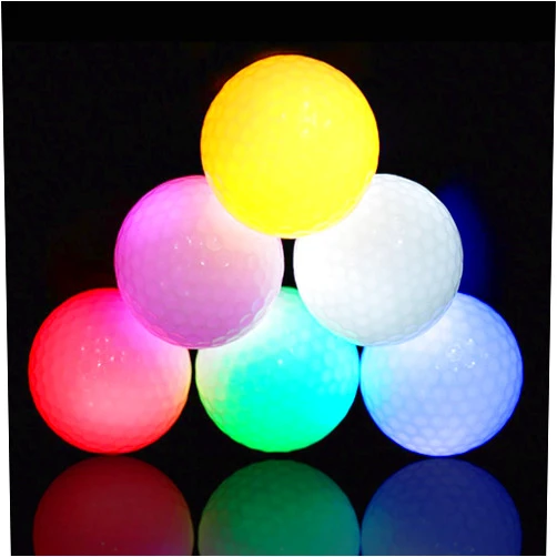 MoKasi Glow in The Dark Golf Balls -Time Reset LED Light Up Golf Ball Night Golf 6 Pack Colorful Outdoor Game Long-Lasting Bright Ball Adult Cool Stuff Men Birthday Fun Gift Golf for Golfers