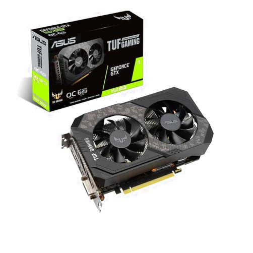 ASUS TUF GeForce GTX 1660 Super Overclocked 6GB Edition HDMI DP DVI Gaming Graphics Card (TUF-GTX1660S-O6G-GAMING)