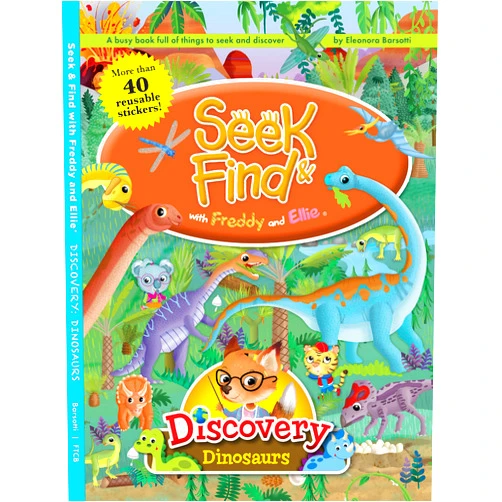 Eleonora Barsotti Seek & Find with Freddy and Ellie®, Discovery - Dinosaurs