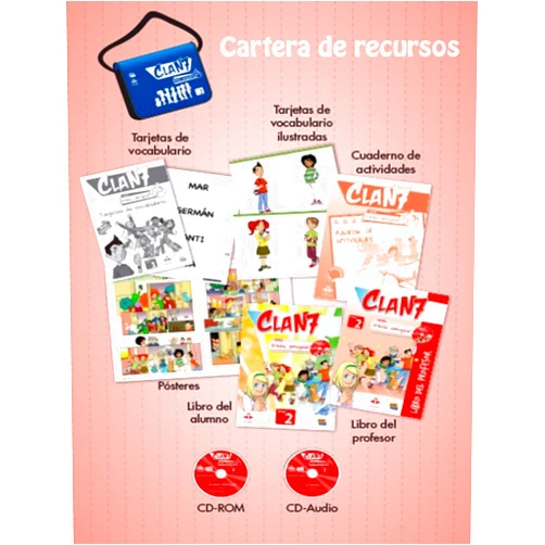 By María Gómez Castro (Author), Manuela Míguez Salas (Author), José Andrés Rojano Gálvez (Author), María Pilar Valero Ramírez (Author) & 1 more Clan 7 con ¡Hola, amigos! 2 Car.recursos