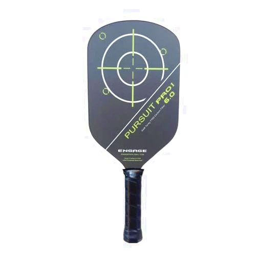 Engage Pickleball Engage Pursuit Pro1 6.0 Pickleball Paddle - Raw T700 Toray Carbon Fiber for Extreme Spin - MachPro Core for Maximum Power & Control