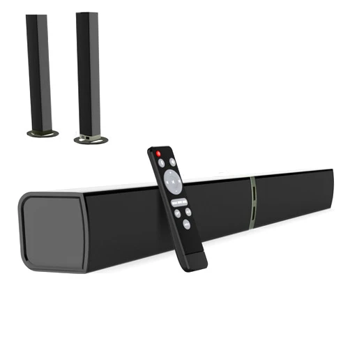 MZEIBO Sound Bar for Smart TV, 80W Bluetooth Soundbar 2 in 1 Detachable Design, Deep Bass, Home Theater Surround Sound, ARC/Optical/AUX Connections for TV/PC/Gaming/Projectors
