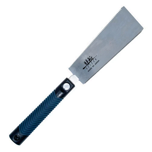 SUIZAN Japanese Pull Saw Hand Saw 7 Inch Ryoba Double Edge for Woodworking Tools