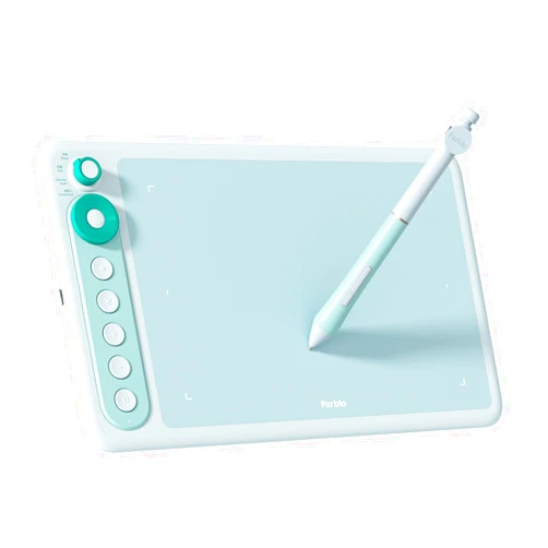 Parblo Intangbo X7 Drawing Tablet 7.2x4.5 inch Graphics Tablets,Digital Drawing Tablet with Mode Switch,6 Customized Keys,Battery-Free Stylus S01 for Digital Art,Design,Work with Window/Mac,Android