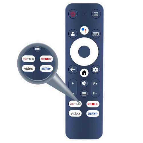 RETROSUN Replacement Remote Control for PUTRIMS 4K Projector K12 with Google Voice Assistant