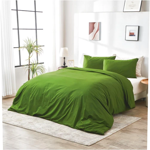 DOZ by SIJO 100% GOTS Certified Organic Cotton Duvet Cover Set, Crisp Percale Weave, Long Staple, Breathable, Hotel Comfort, 106