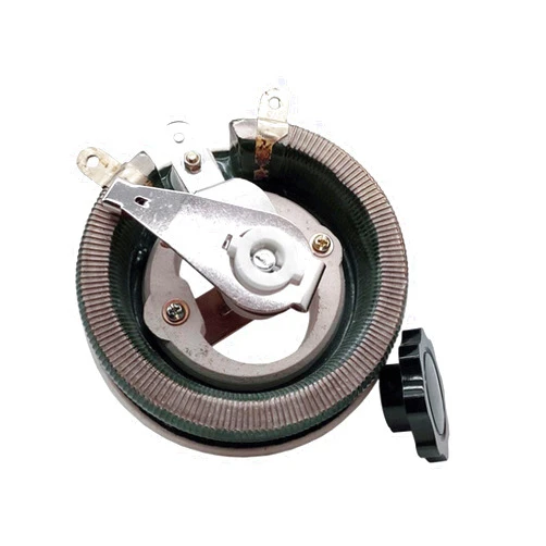 BIRGI 150W 200W 300W 500W BC1 high Power Rheostat,Rotary Variable Wire Wound Resistor,Disc Shape,Adjustable Resistor,Sliding Rheostat (Size : Max R-50 ohm, Color : Max Power 500W)