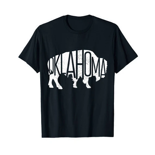 Oklahoma Souvenirs & Gifts Oklahoma Bison American Buffalo National Park Souvenir T-Shirt