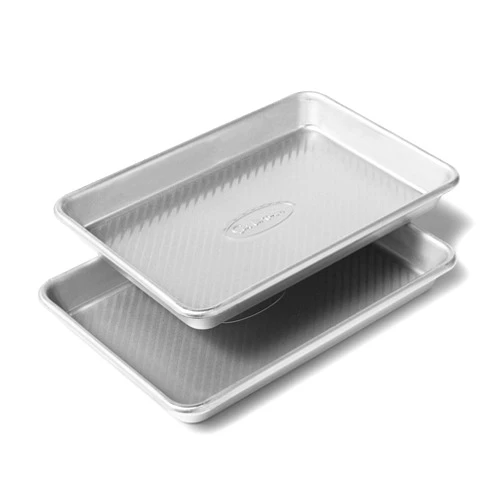 Sur La Table Platinum Pro 1/8 Sheet Pan, Set of 2, Gray