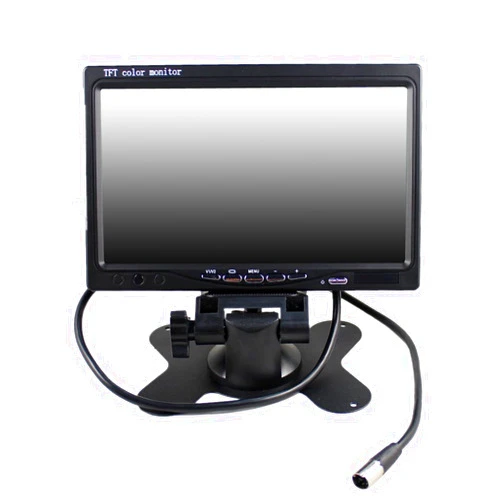 BW® 7 Inch Color TFT LCD Video DVD VCR Monitor+ Night Vision Car Rear View Backup Camera for Track Bus