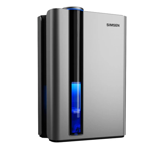 Simsen 95oz Dehumidifiers for Home, 800 sq ft Quiet Dehumidifier with Reusable Filter and Ionizer, Small Dehumidifier with Drain Hose, Dehumidifiers for Bedroom Bathroom Basements Closet RV