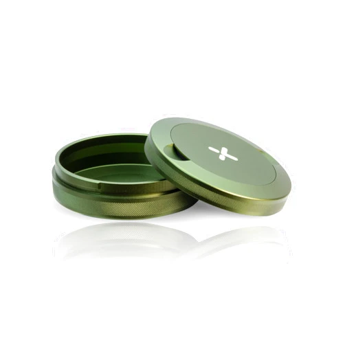 X KNOX TinX Premium Storage Container for SNUS Features Twist Lock and Knurled Sides | Prevent Spillage and Strong Grip | SNUS Metal Can | Pill Container | Airtight Container | Green SNUS Container