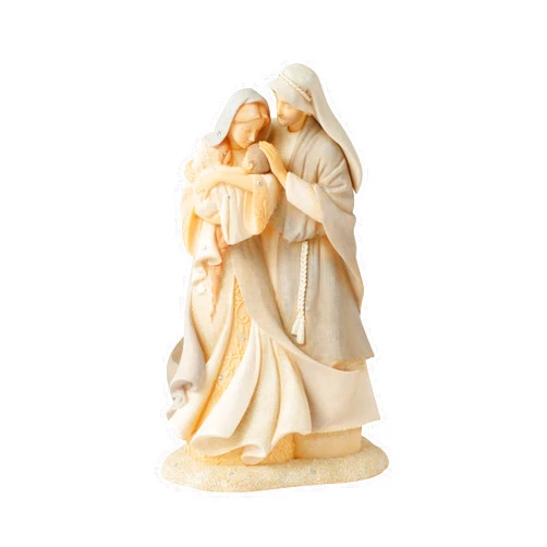 Enesco Foundations the Holy Family Standing Pose Figurine, 6.89 Inch, Multicolor