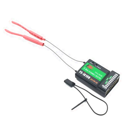 DTXMX Flysky FS-iA10B Receiver 10 Channels 2.4GHz AFHDS 2A with PPM/iBUS/PWM Output Suitable for RC Radio Transmitter FS-I6X FS-I6 I6S RC Controller
