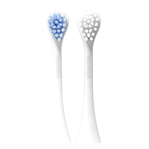 Curaprox Sensitive Electric Toothbrush Replacement Heads for Electric Toothbrush (2 Pack)
