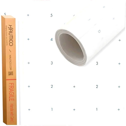 Hautico Dotted Pattern Paper for Sewing and Fashion Design 45 inch Wide, 10 Yards, Alphanumeric Marking, Thicker Weight - Made in The USA