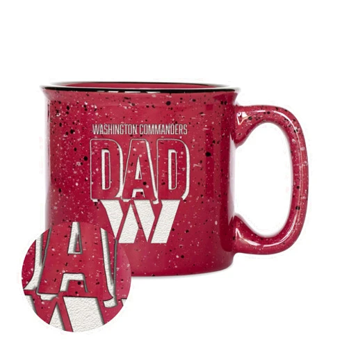 Rico Industries NFL Football Dad 12oz Laser Engraved Campfire Mug