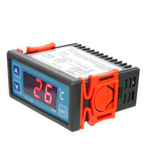 Walfront Temperature Controller STC-100A Digital Thermostat Refrigerating Heating Mode Incubator Aquarium Industrial Use, -50℃-99℃