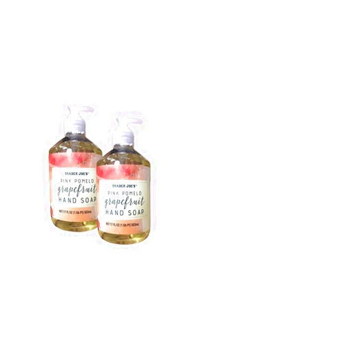 Trader Joe's [Value Pack of 2] Trader Joe's Pink Pomelo Grapefruit Hand Soap 17Fl.Oz