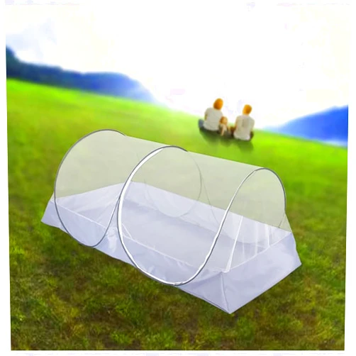 Mengersi Mosquito Net Foldable Pop Up Travel Tent,Bed Canopy Camping Mosquito Net for Travel Bedroom and Outdoor Trip,Twin Size Bed
