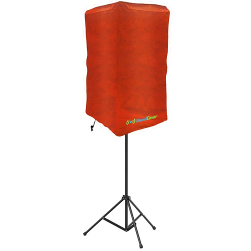 SoundCover 15 Inch PA/DJ Lightweight Powered Speaker Cover Bag in Brown for Stand Mounted Speakers - Over the top fit, Water Resistant (not Waterproof), 50 UV Protection - Check Dimensions Before Ordering!