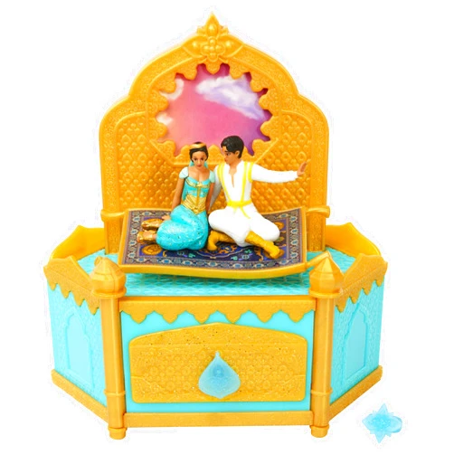 Disney Aladdin Disney Musical Jewelry Box with Ring to Wear