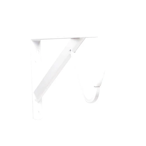 Knape & Vogt John Sterling - RP-0495-WT White Max Duty Shelf and Rod Bracket