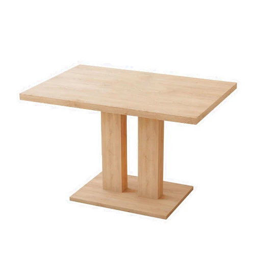 HIPIHOM Modern 46'' Kitchen Dining Table, Rectangular White Dining Table, Sturdy Construction for Home, Kitchen, Living Room, Dining Room, Small Spaces (Table)