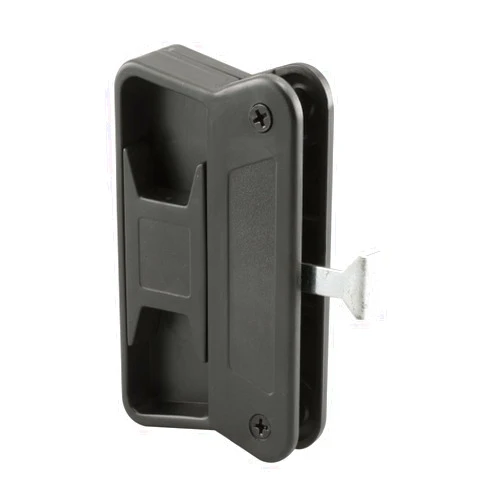 Prime-Line A 168 Black Plastic, Sliding Screen Door Latch and Pull, fits Superior (Single Pack), Black