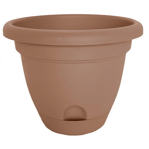 Bloem LP0618 Round Curated Plastic Lucca Planter, 6
