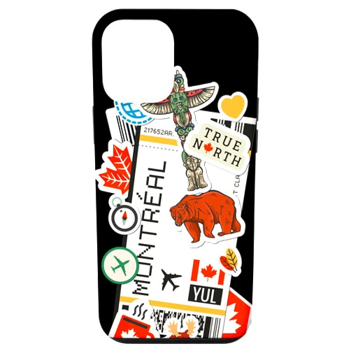World First Class Boarding Passes iPhone 12 mini Funny First Class Ticket Boarding Pass Montreal Canada Case