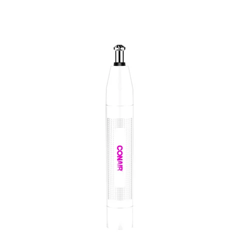 Conair Ear and Nose Hair Trimmer for Women, Cordless Battery-Powered, Patent 360 Bevel Blade for No Pull, No Snag Trimming Experience, True Glow by Conair