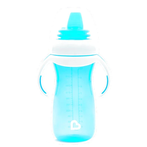 Munchkin® Gentle™ Transition Sippy Cup with Trainer Handles, 10 Ounce, Blue
