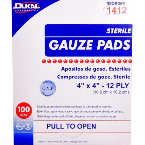 Dukal Sterile Gauze Pad, 4