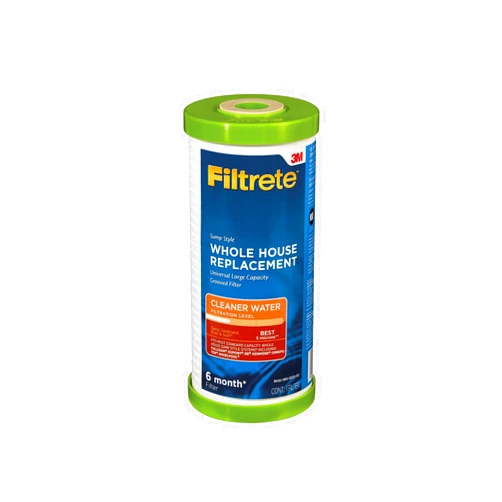 Filtrete Large Capacity Whole House Grooved Replacement Water Filter 4WH-HDGR-F01, 1-Pack, for use with 3WH-HD-S01 System