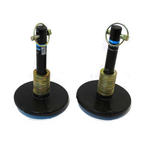 The ROP Shop (2) Snow PLOW Shoe Skid Foot Assemblies for Western 49067 Meyer Boss Fisher Snow