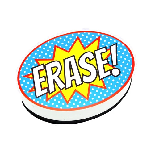 Ashley Productions Superhero Erase Magnetic Whiteboard Eraser